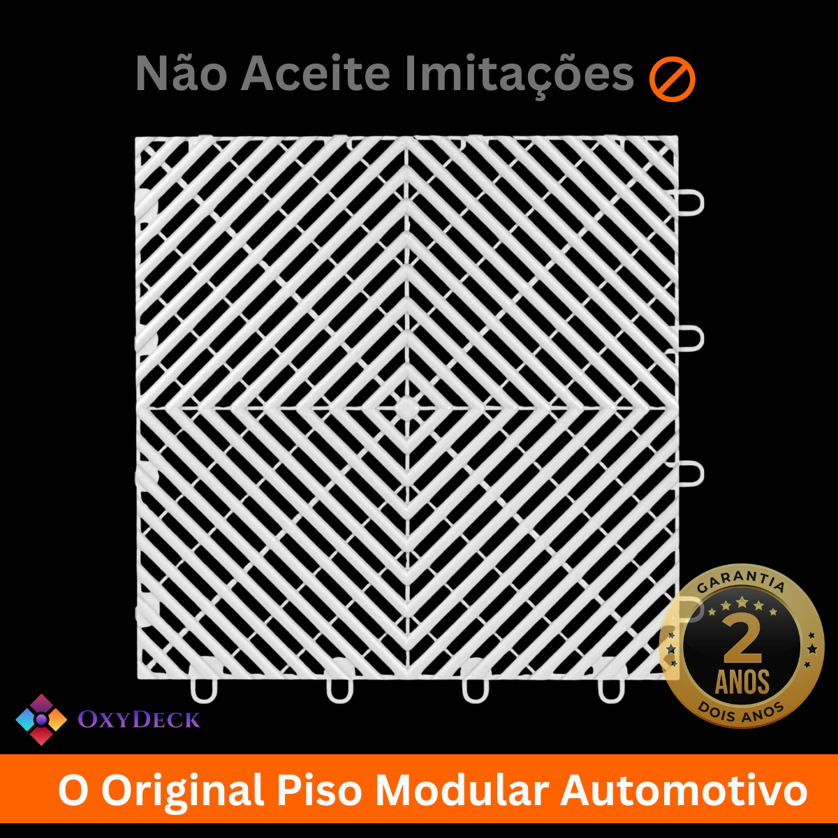 PISO MODULAR AUTOMOTIVO - BRANCO