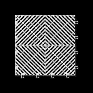 Piso Modular Automotivo na cor Branco