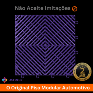 PISO MODULAR AUTOMOTIVO - ROXO