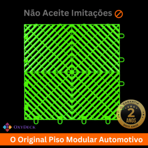 PISO MODULAR AUTOMOTIVO - VERDE LIMÃO