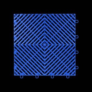 Piso Modular automotivo OxyDeck na cor Azul