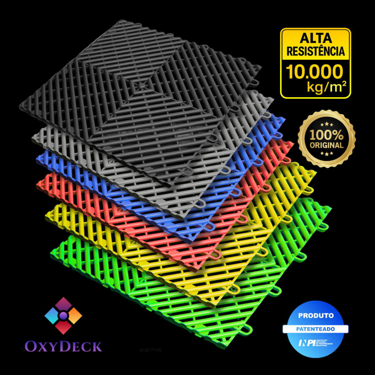 PISO MODULAR AUTOMOTIVO - BRANCO - Imagem 2