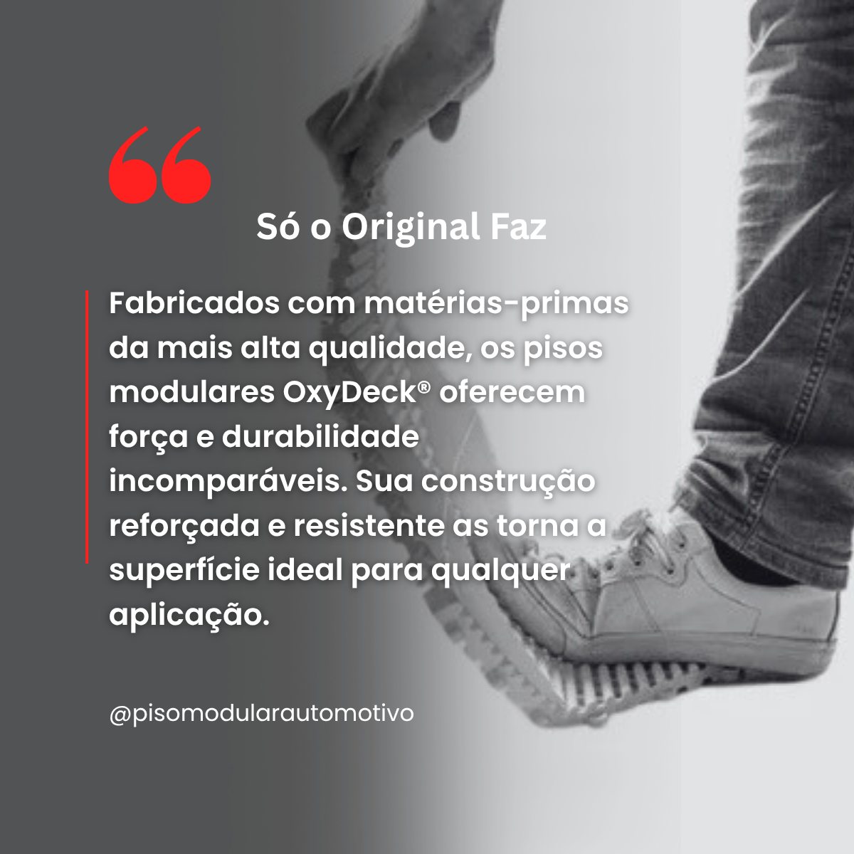 PISO MODULAR AUTOMOTIVO - BRANCO - Imagem 4