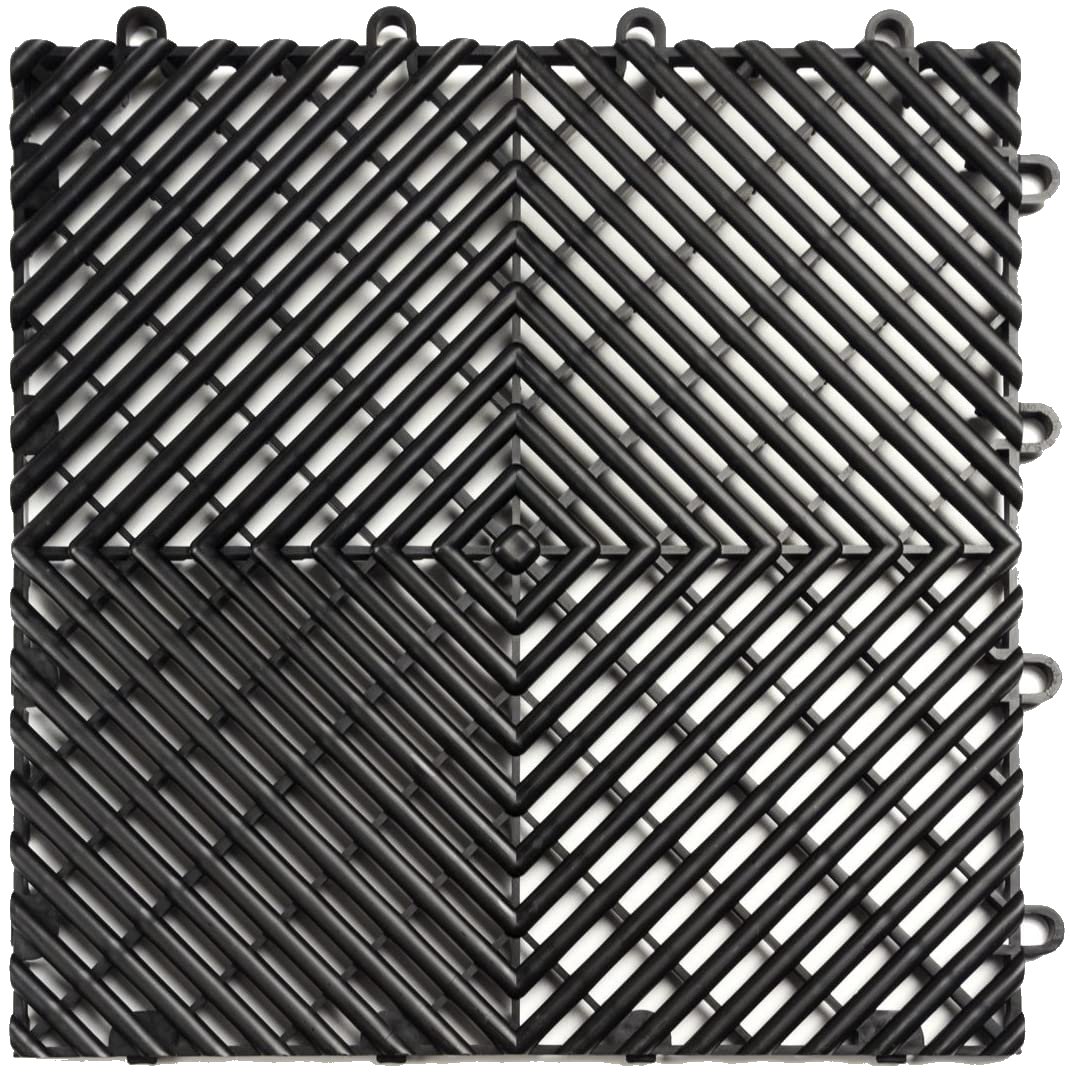 Piso Modular Automotivo - Preto Master 1 Piso Modular Automotivo Preto Master