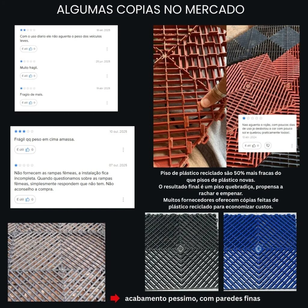 piso modular oxydeck original vs copias